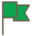 Groene vlag aanvaardbaar